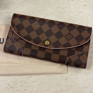 Authentic Louis Vuitton Damier Azur Calissa wallet